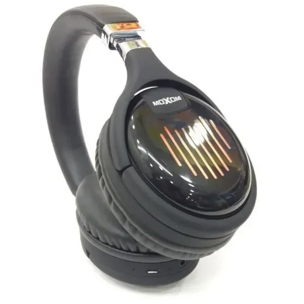 Ασύρματα Ακουστικά Headset Bluetooth Moxom Neon Beat Mx-Wl14 Σε Μαύρο Χρώμα