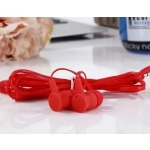 KR-207 Handsfree Μαγνητικά Ακουστικά Karler Μπάσο Με Μικρόφωνο (3.5mm) (Κόκκινο) (OEM)