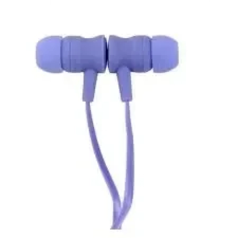 KR-207 Handsfree Μαγνητικά Ακουστικά Karler Μπάσο Με Μικρόφωνο (3.5mm) (Μωβ) (OEM)