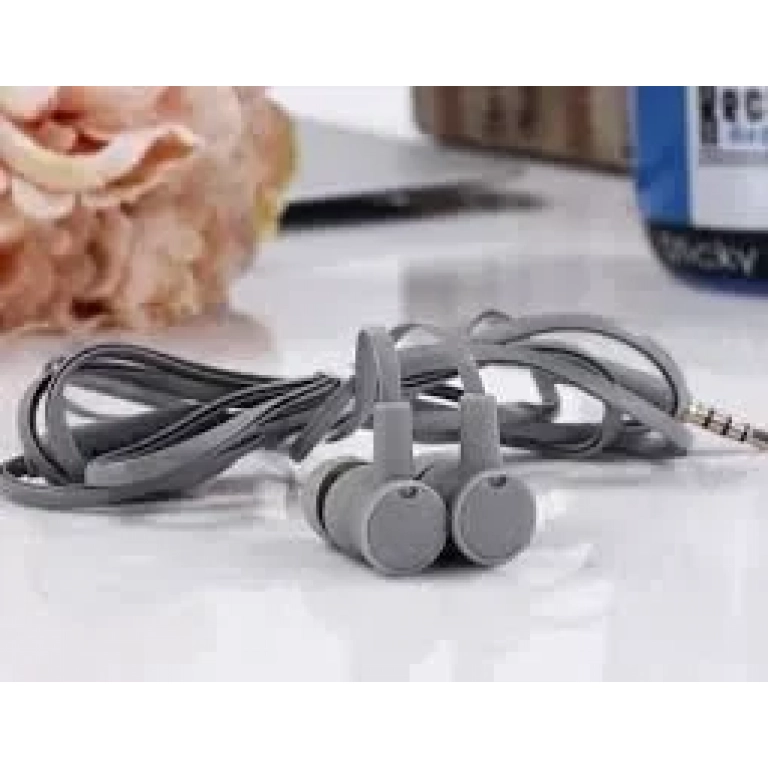 KR-207 Handsfree Μαγνητικά Ακουστικά Karler Μπάσο Με Μικρόφωνο (3.5mm) (Γκρι) (OEM)