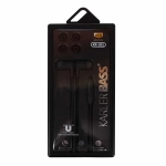 Ενσύρματα ακουστικά Karler Bass KR-201 Smart Sports Magnet σε μαύρο χρώμα
