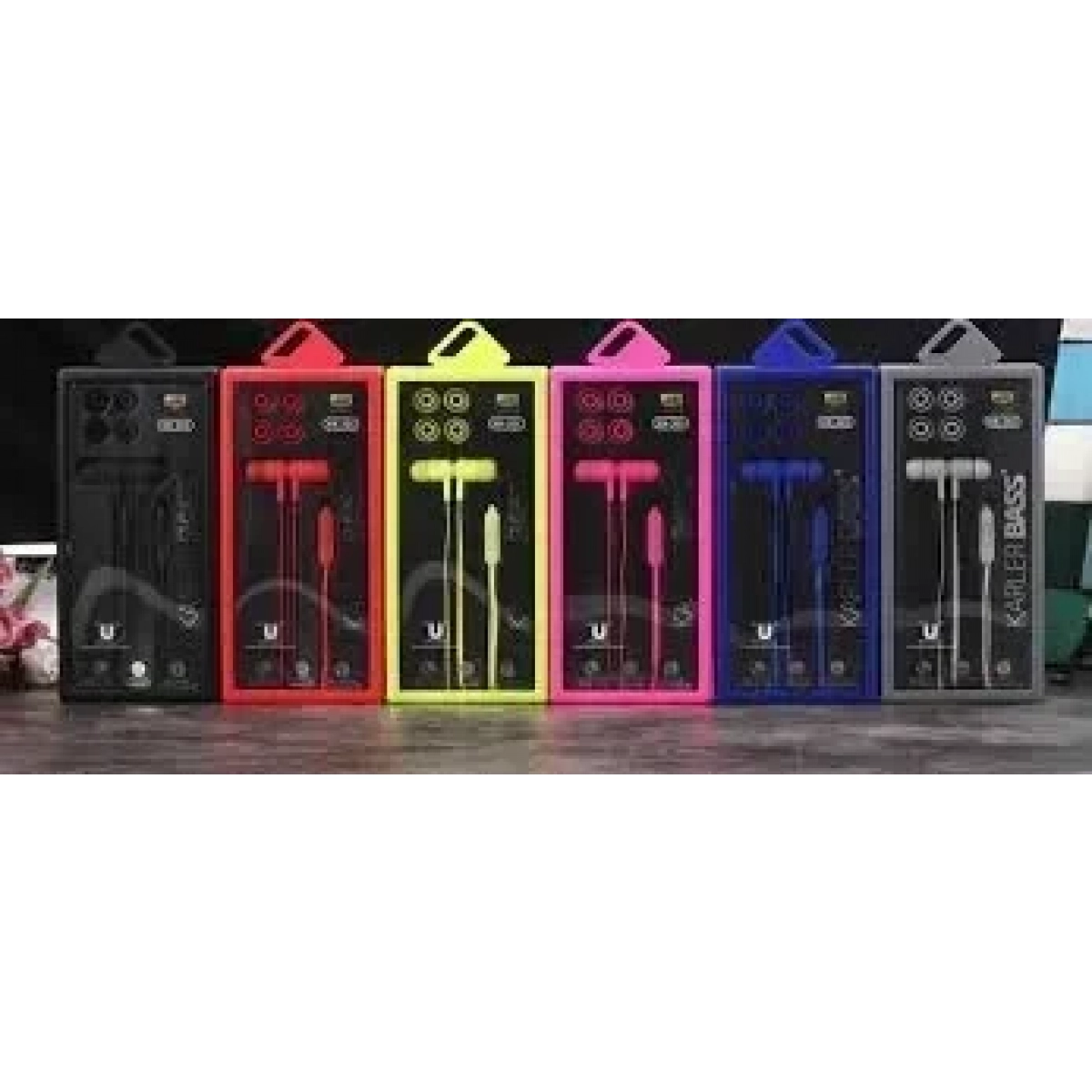 Ενσύρματα ακουστικά Karler Bass KR-201 Smart Sports Magnet σε μαύρο χρώμα