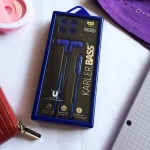 Ενσύρματα ακουστικά Karler Bass KR-201 Smart Sports Magnet σε μπλε χρώμα