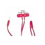 Ενσύρματα ακουστικά Karler Bass KR-201 Smart Sports Magnet σε ροζ χρώμα