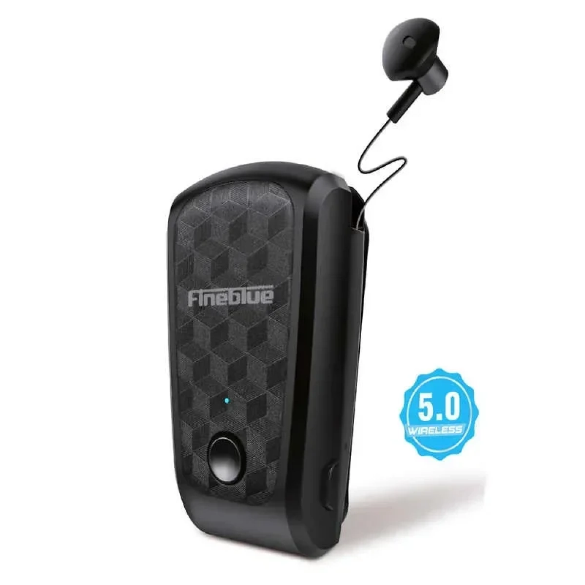 Ακουστικό Bluetoοth Hands Free Fineblue FQ-10 PRO, σε μαύρο χρώμα