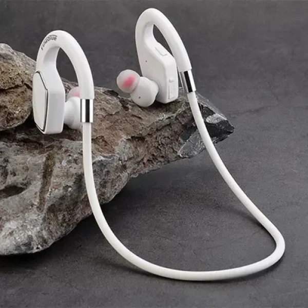 Ασύρματα Ακουστικά Bluetooth Fineblue MT-2 Sport Neckband, σε λευκό χρώμα