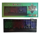 Ενσύρματο Gaming πληκτρολόγιο με φωτισμό RGB Weibo Dark Hero WB-100