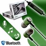 Ακουστικά Magnetic Bluetoοth Headset AZ-26, σε πράσινο χρώμα