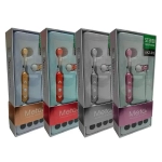 Bluetooth Ακουστικά Metal In-Ear AKZ-S12, σε ασημί χρώμα