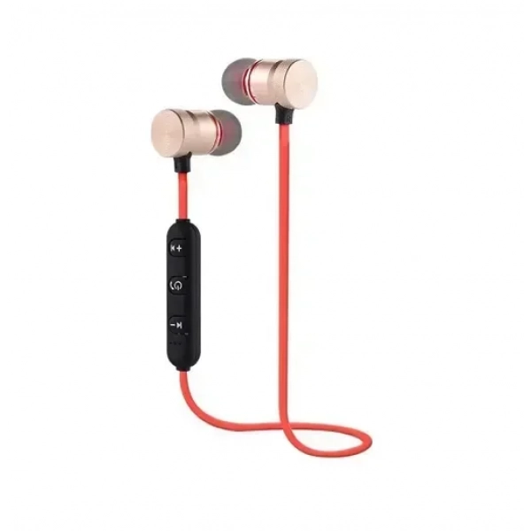 Ακουστικά Bluetooth Sports Magnet Earphones ΧΤ-6, σε χρυσό χρώμα