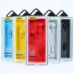 Remax RM-515 Ακουστικά earphone με μικρόφωνο, σε κόκκινο χρώμα