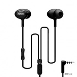 Remax RM-515 Ακουστικά earphone με μικρόφωνο, σε μαύρο χρώμα