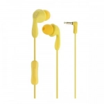 Remax RM-505 Ακουστικά earphone με μικρόφωνο, σε κίτρινο χρώμα