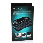 Πληκτρολόγιο και Τηλεχειριστήριο Wireless Keywin Mini Rii i8+ με Backlit για Smartphone, Tablet, PC, και SmartTV Μαύρο