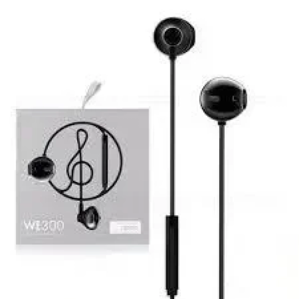 Ακουστικά Hands Free WK WE-300, σε μαύρο χρώμα