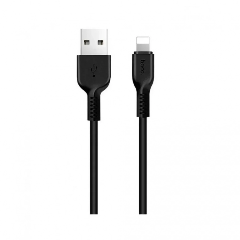 Καλώδιο Hoco X20 για Lightning to Usb 3m, σε μαύρο χρώμα