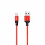 Καλώδιο Hoco X14 για Lightning to Usb 3m, σε κόκκινο χρώμα