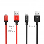 Καλώδιο Hoco X14 για Lightning to Usb 1m, σε κόκκινο χρώμα
