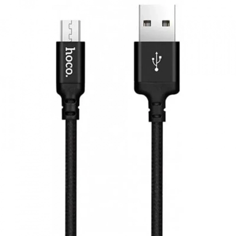 Καλώδιο Hoco X14 Micro Usb to Usb 1m, σε μαύρο χρώμα