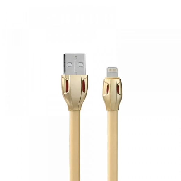 Καλώδιο Remax Rc-035i για Lightning to Usb 1m, σε χρυσό χρώμα