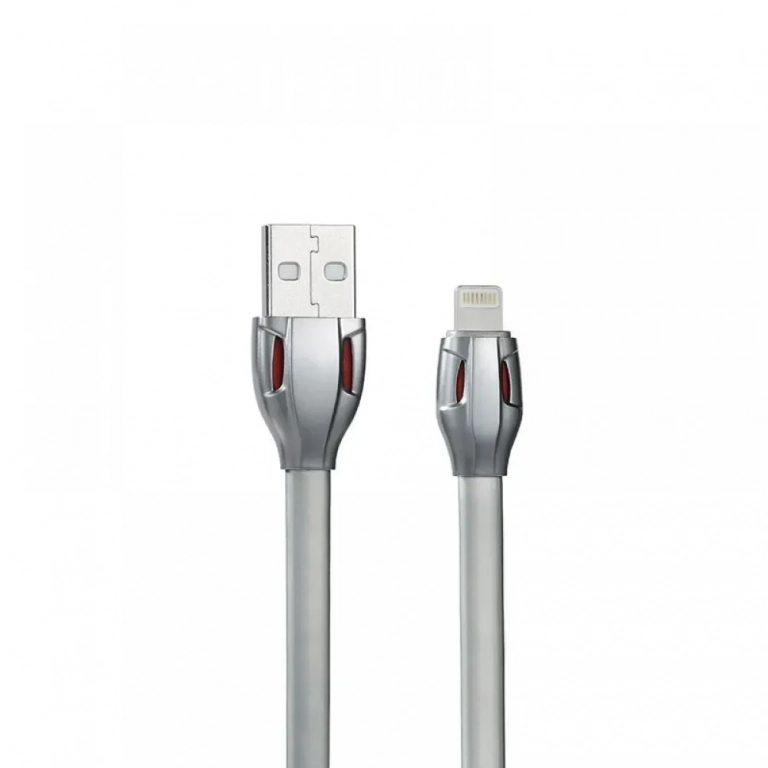 Καλώδιο Remax Rc-035i για Lightning to Usb 1m, σε ασημί χρώμα