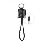 Μπρελόκ - Καλώδιο φόρτισης micro USB 2.1A WK WDC-032, σε μαύρο χρώμα