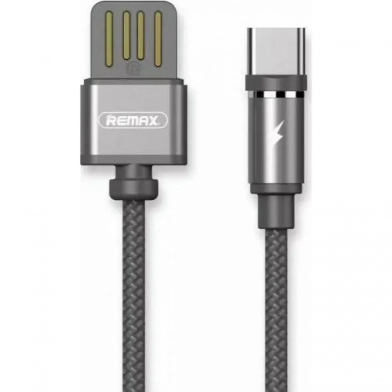 Μαγνητικό Καλώδιο Φόρτισης Remax Gravity RC-095a με Led 1m για Type C, σε μαύρο χρώμα
