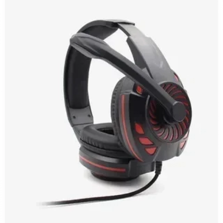 Στερεοφωνικά Ακουστικά Gaming KOMC S60, σε κόκκινο χρώμα