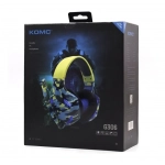 Στερεοφωνικά Ακουστικά Gaming KOMC G306, παραλλαγή σε μπεζ χρώμα