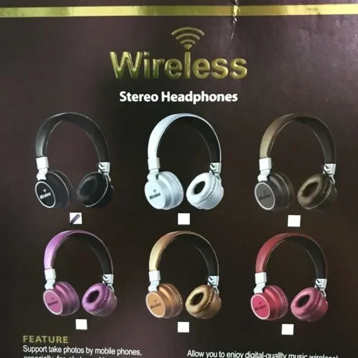 Ασύρματα bluetooth Stereo Headset Ακουστικά AZ-05, σε λευκό χρώμα
