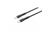 Καλώδιο δεδομένων LDNIO LC92, Type-C - σε μαύρο χρώμα, 2.0m