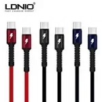 Καλώδιο δεδομένων LDNIO LC92, Type-C - σε κόκκινο χρώμα, 2.0m