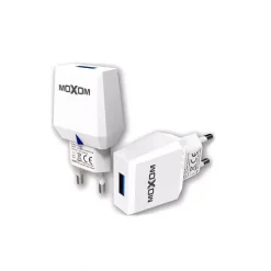 Φορτιστής Ταξιδιού Moxom 2.4ah USB KH-33