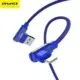 Καλώδιο φόρτισης-δεδομένων USB awei cl-32 1200mm για iphone σε μπλε χρώμα