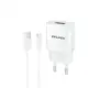 Φορτιστής Awei C-831 με Kαλώδιο Micro Usb (Λευκό)