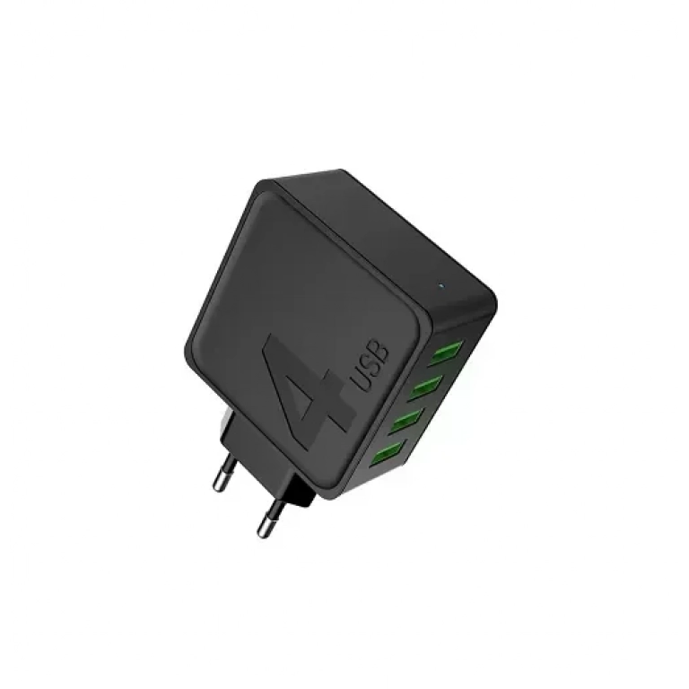 Φορτιστής Ρεύματος Awei 4A με 4 Θύρες USB fast charger C-842