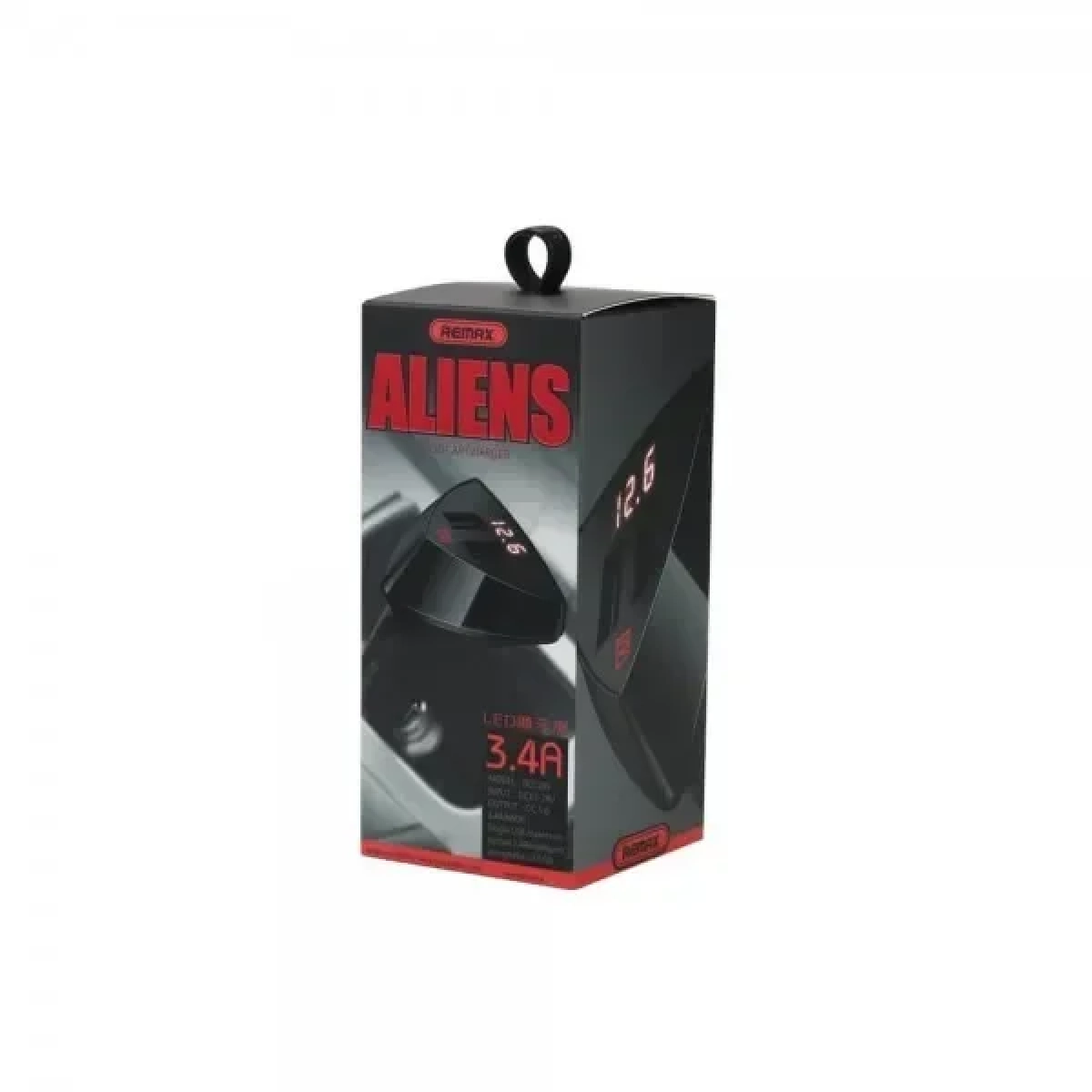 Φορτιστής Αυτοκινήτου REMAX Aliens RC-C208 3.4Α 2xUSB Μαύρο