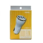 Φορτιστής Αυτοκινήτου Remax Aliens 3 RCC-303 3xUSB 5V 3.4A DOLFIN σε λευκό χρώμα