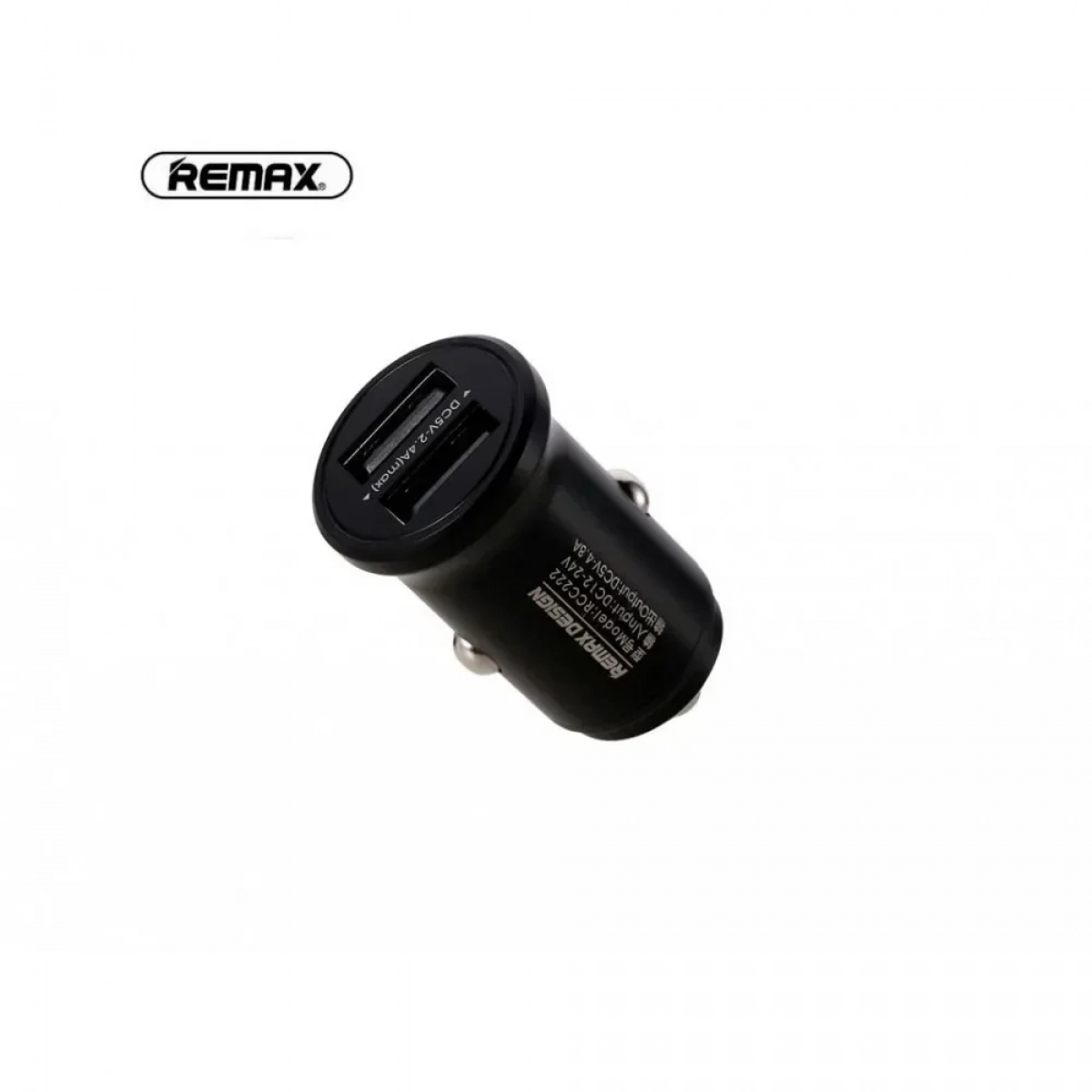 Φορτιστής Αυτοκινήτου Remax Roki 2xUsb 2.4A RCC219 σε μαύρο χρώμα