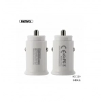 Φορτιστής Αυτοκινήτου Remax Roki 2xUsb 2.4A RCC219 σε λευκό χρώμα