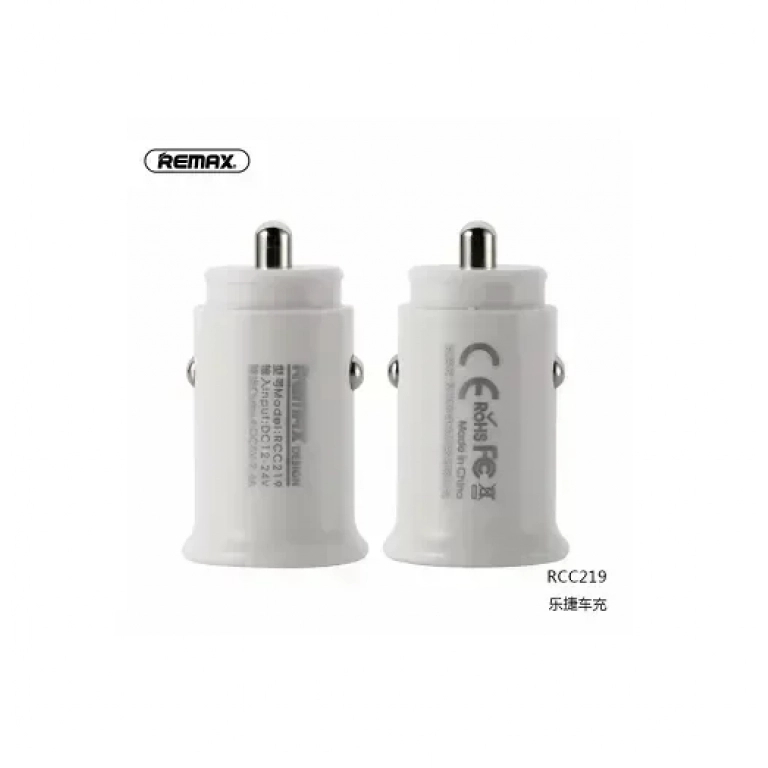 Φορτιστής Αυτοκινήτου Remax Roki 2xUsb 2.4A RCC219 σε λευκό χρώμα