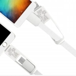 Φορτιστής Αυτοκινήτου Remax RCC-102 3.4A με Καλώδιο microUSB / Lightning - Ασημί