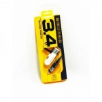 Φορτιστής Αυτοκινήτου Remax RCC-102 3.4A με Καλώδιο microUSB / Lightning - Ασημί