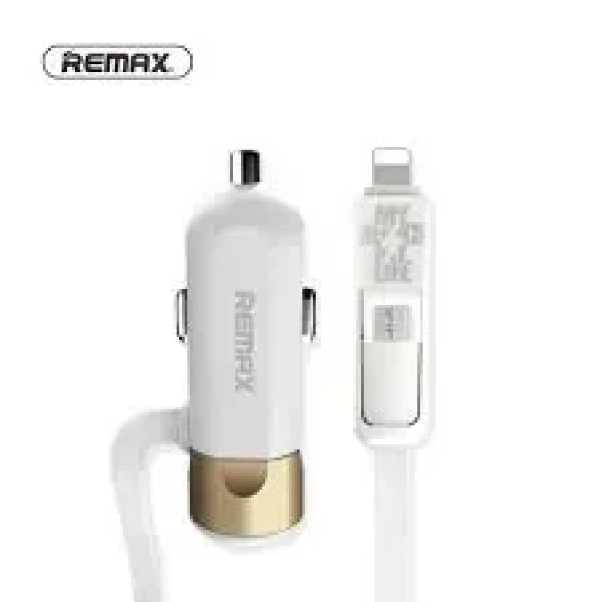 Φορτιστής Αυτοκινήτου Remax RCC-102 3.4A με Καλώδιο microUSB / Lightning - Χρυσό