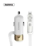 Φορτιστής Αυτοκινήτου Remax RCC-102 3.4A με Καλώδιο microUSB / Lightning - Χρυσό