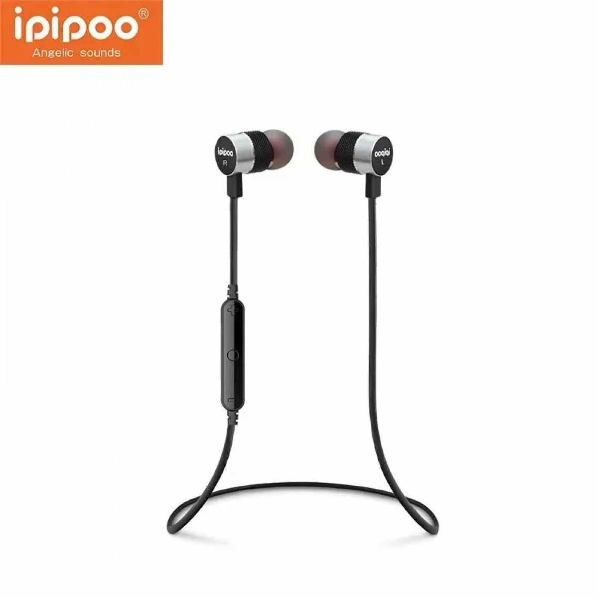 Ασύρματα Sports Bluetooth Headset ipipoo iL93BL - Ασημί