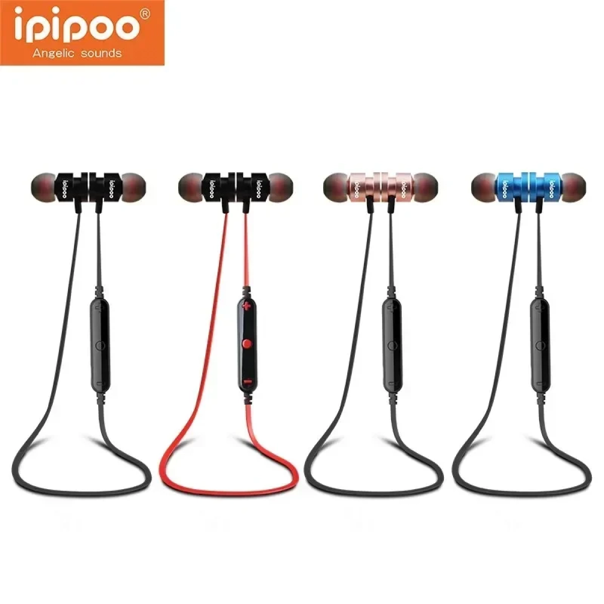 Ασύρματα Sports Bluetooth Headset ipipoo iL93BL - Μπλε