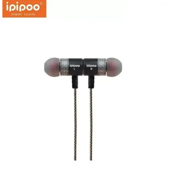 Ασύρματα Sport Ακουστικά με Μαγνήτη – IPIPOO iL95BL, (Μαύρο)
