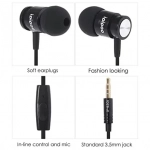 Ακουστικά Ipipoo IP - B30i Dynamic In Ear, Μαύρο