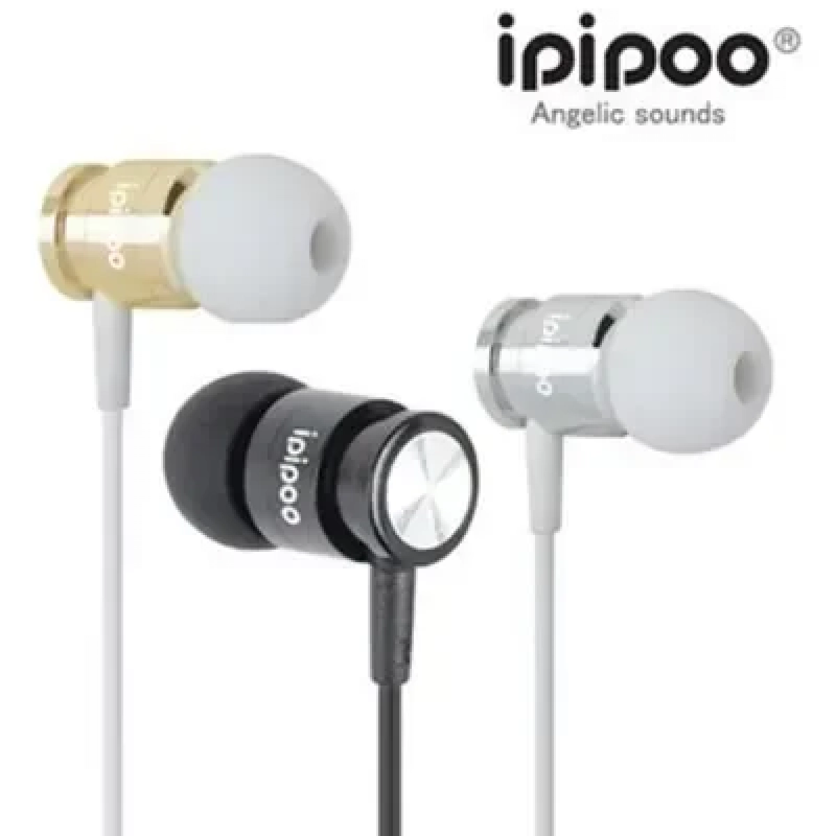 Ακουστικά Ipipoo IP - B30i Dynamic In Ear, Χρυσό